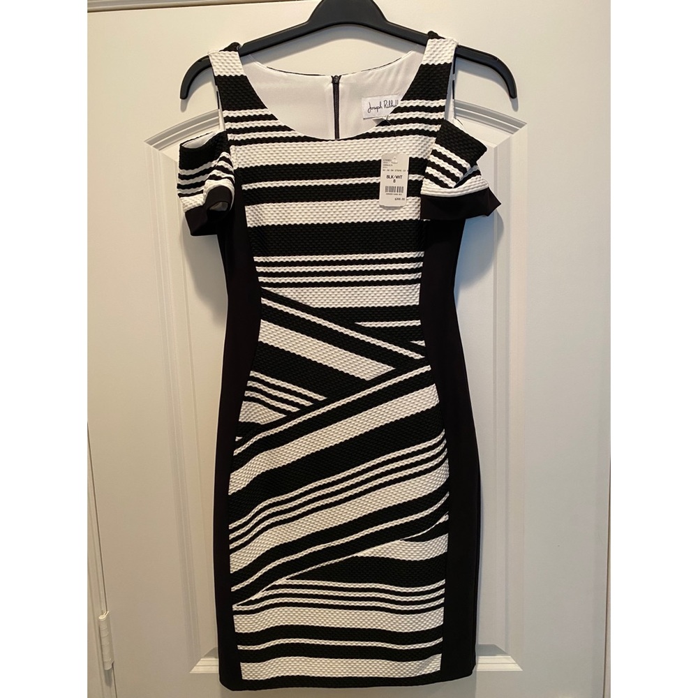 Black and White Print Joseph Ribkoff Dress